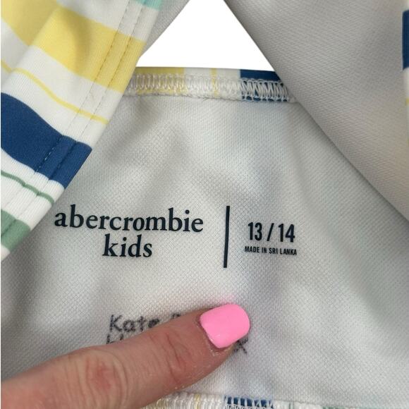 ABERCROMBIE KIDS GIRLS STRIPED BIKINI 13/14 - Picture 4 of 6
